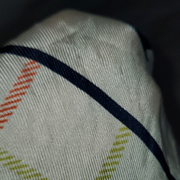 Vintage Coach Tattersall plaid 100% silk square scarf - Picture 4 of 4